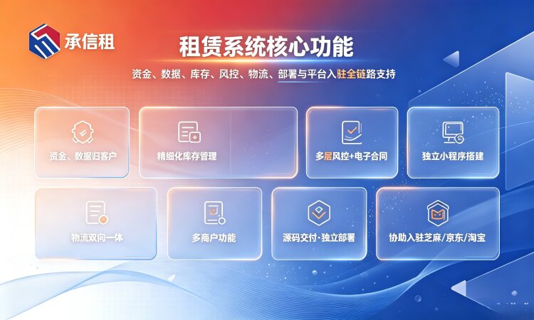 租赁系统怎么选？承信租整理完整选型要素，避开数字化踩坑